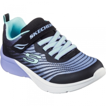 Skechers Girls Microspec Rejoice Racer Slip On Trainers UK Size 1.5 (EU 34)