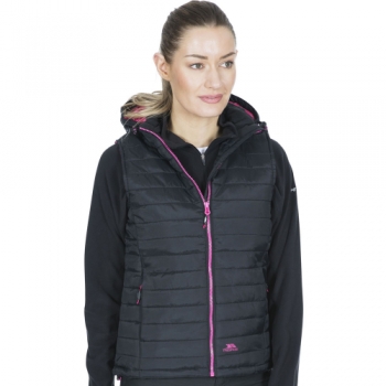 Trespass Womens/Ladies Aretha Padded Hooded Walking Gilet Bodywarmer 10/S - Bust 34' (86cm)