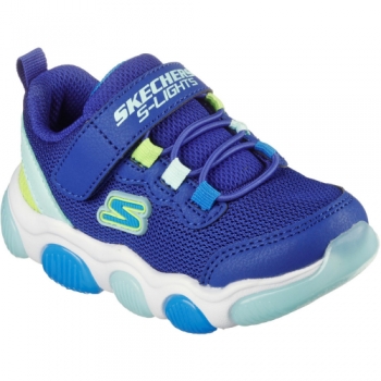 Skechers Boys Mighty Glow Slip On Trainers UK Size 8 (EU 25)