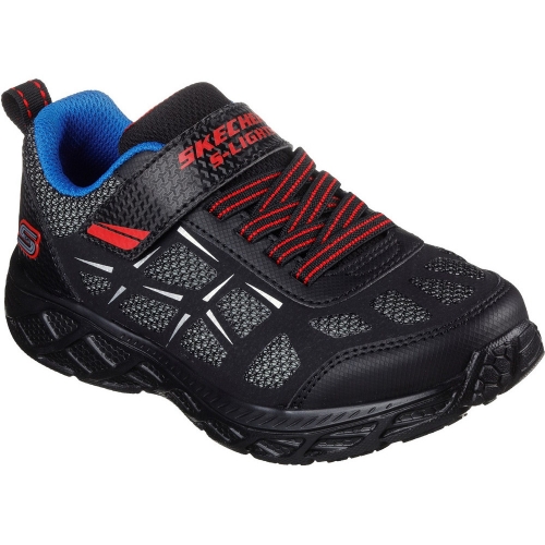 Skechers Boys S Lights Dynamic Flash Rezlur Trainers UK Size 1.5 (EU 34)