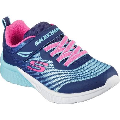 Skechers Girls Microspec Rejoice Racer Slip On Trainers UK Size 2 (EU 35)