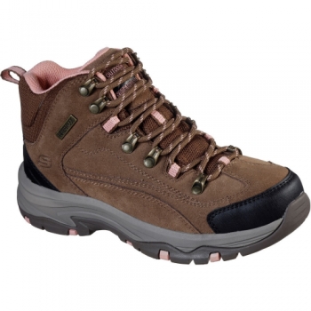 Skechers Womens Trego Alpine Leather Trail Walking Boots UK Size 4 (EU 37)