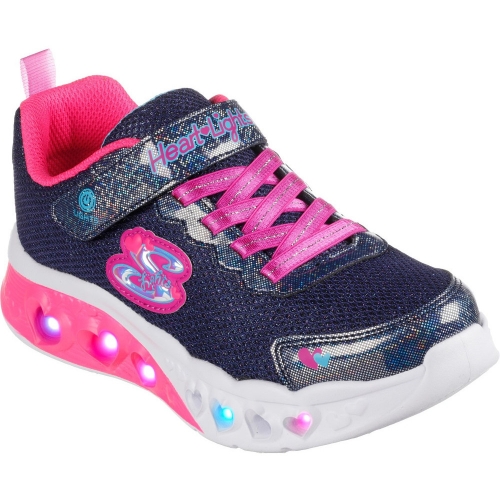 Skechers Girls Flutter Heart Lights Bring Sparkle Trainers UK Size 11.5 (EU 29)