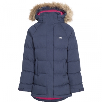 Trespass Girls Unique TP50 Waterproof Quilted Parka Jacket 7 Years - Chest 26', (66cm)