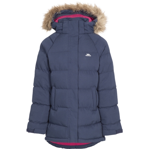 Trespass Girls Unique TP50 Waterproof Quilted Parka Jacket 7 Years - Chest 26', (66cm)