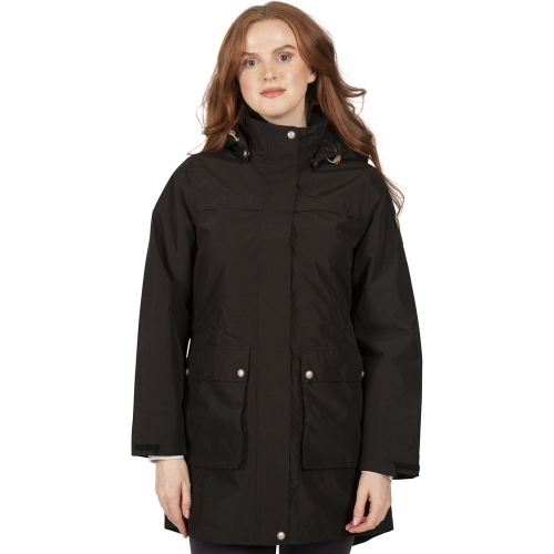 Trespass Womens Lyrics Rainwear TP75 Padded Waterproof Coat 12/M - Bust 36' (91.4cm)