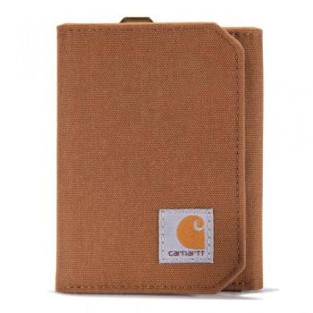 Carhartt Mens Nylon Duck Trifold Wallet One Size