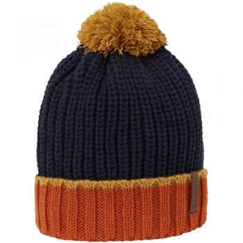 Craghoppers Boys Burrow Warm Knit Bobble Beanie Hat 9-13 Years