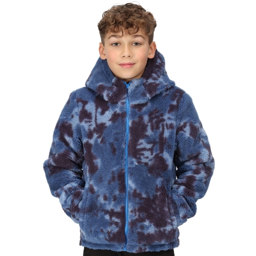 Regatta Boys Spyra III Hooded Reversible Fleece Coat 13 Years- Chest 32', (82cm)