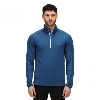 Regatta Mens Makhill Stretchy UV Protection Half Zip Jacket 3XL - Chest 49-51' (124.5-129.5cm)