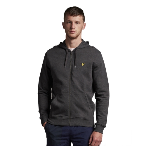 Lyle & Scott Mens Zip Through Regular Fit Cotton Hoodie L - Chest 40-42' (101-106cm)