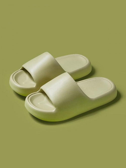 Women Couple Solid Cloud Slippers