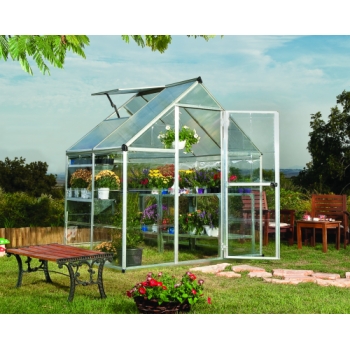 Palram-Canopia HYBRID 6x4 - SILVER Greenhouse