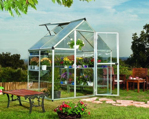 Palram-Canopia HYBRID 6x4 - SILVER Greenhouse