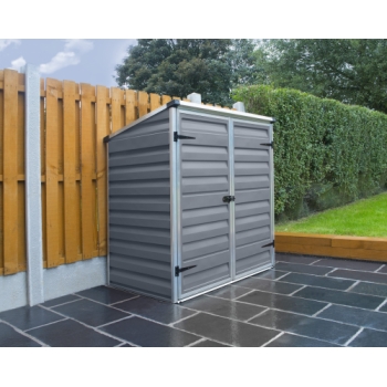 Palram-Canopia Voyager Polycarbonate Shed (Dark Grey)