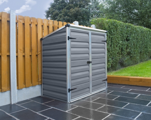 Palram-Canopia Voyager Polycarbonate Shed (Dark Grey)