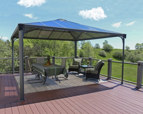 Palram-Canopia GAZEBO PALERMO 4300 GREY