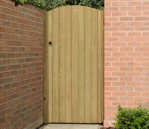 Forest Garden 6ft Heavy Duty Dome Top Tongue & Groove Gate (1.80m High)