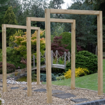 Forest Garden Sleeper Arch (Set of 3)