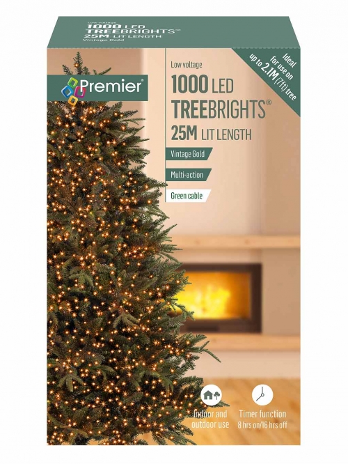 Premier Treebrights 1000 Vintage Gold Led's