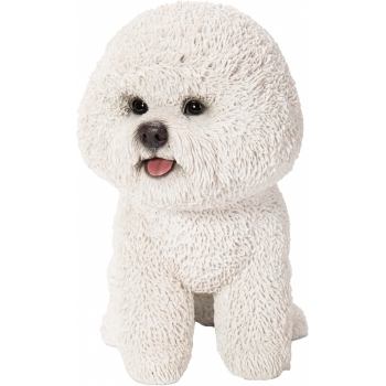 Vivid Arts Real Life Sitting Bichon Frise (Size D)