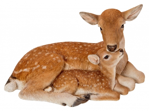 Vivid Arts Real Life Deer with Fawn (Size B)