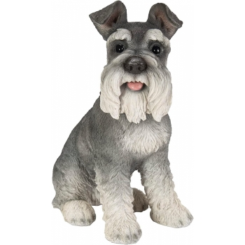 Vivid Arts Real Life Sitting Miniature Schnauzer Size D