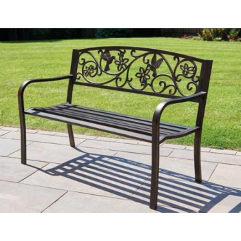 Greenhurst Hummingbird Garden Bench (Bronze Galvanised)