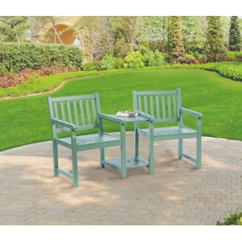 Greenhurst Danesford Duo Bench (PU Coated - Sage Green)