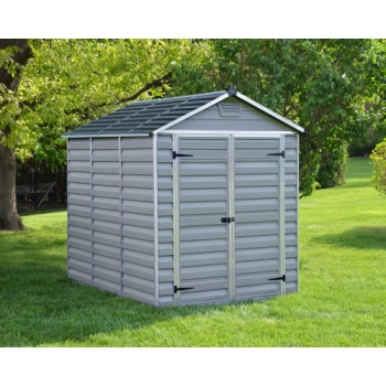 Palram-Canopia 6x8 Skylight Polycarbonate Shed (Grey)