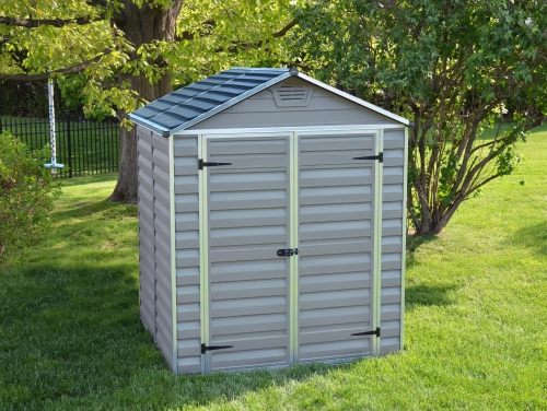 Palram-Canopia 6x5 Skylight Shed (Grey)