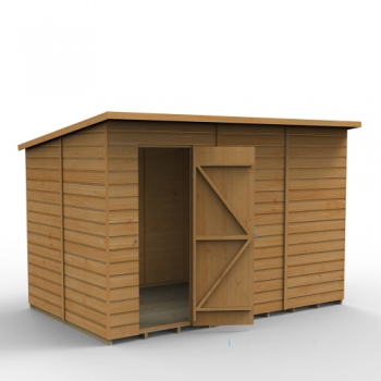 Forest Garden 10x6 Shiplap Dip Treated Pent Shed (No Window)