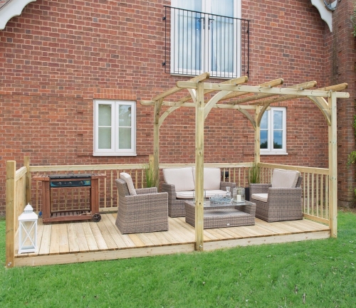 Forest Garden Ultima Pergola Deck Kit 2.4x4.8m