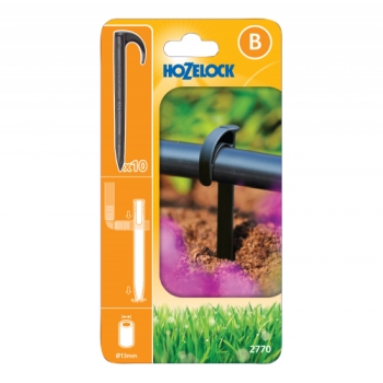 Hozelock Supply Tube Stake (13mm) (10 pk)