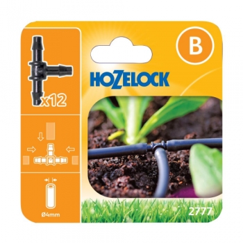 Hozelock T Connector (4mm) (12pk)