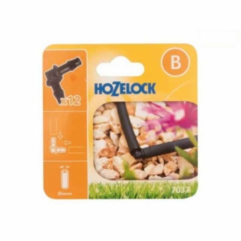 Hozelock Elbow Clamp 4mm (12 Pack)