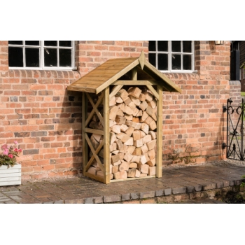 Forest Garden Apex Pressure Treated Wall Log Store