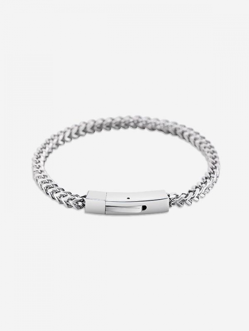 Braided Chain Metal Bracelet