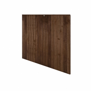 Forest Garden 6ft x 5ft Pressure Treated Brown Closedboard Fence Panel 1.83m x 1.54m