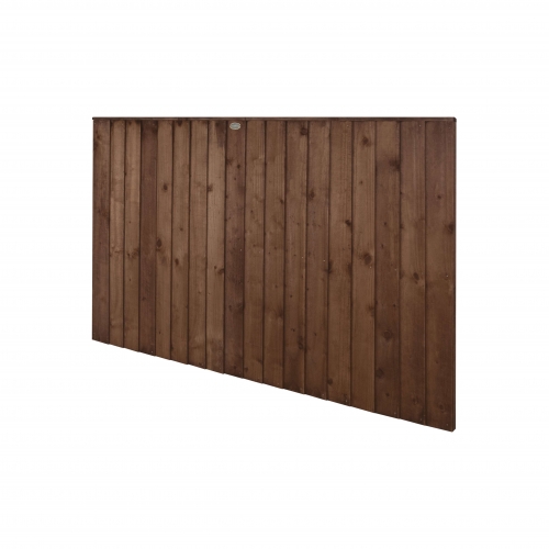 Forest Garden 6ft x 4ft Pressure Treated Brown Pressure Treated Closedboard Fence Panel 1.83m x 1.23m