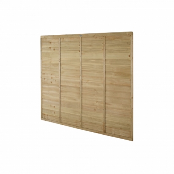 Forest Garden 6ft x 5'6ft Pressure Treated Superlap Fence Panel 1.83m x 1.68m