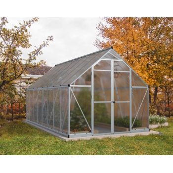 Palram-Canopia 8x16 Essence Greenhouse (Silver)