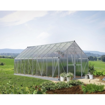 Palram-Canopia 8x20 Essence Greenhouse (Silver)