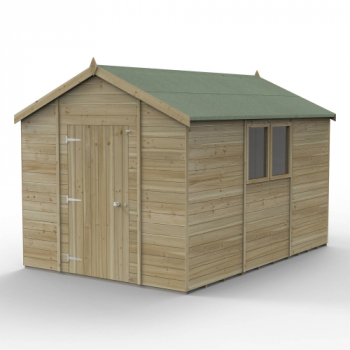 Timberdale 12x8 Tongue and Groove Pressure Treated Apex Wooden Garden Shed