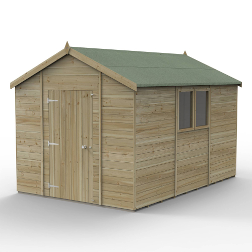 Timberdale 12x8 Tongue and Groove Pressure Treated Apex Wooden Garden Shed