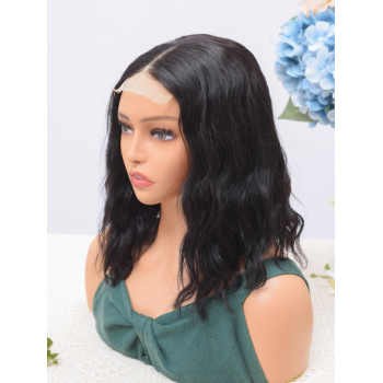 zaful 4*4 Lace Front Body Wavy Fluffy Human Hair Wig