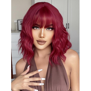 zaful See Thru Bang Shoulder Length Wavy Synthetic Wig