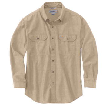 Carhartt Mens Loose Fit Chambray Long Sleeve Cotton Shirt XXL - Chest 50-52' (127-132cm)