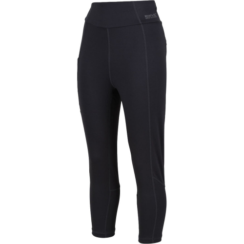 Regatta Womens Holeen 3/4 Breathable Stretch Leggings 10 - Waist 27' (68cm)