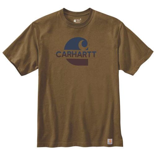 Carhartt Mens Heavyweight Short Sleeve C Graphic T Shirt S - Chest 34-36' (86-91cm)